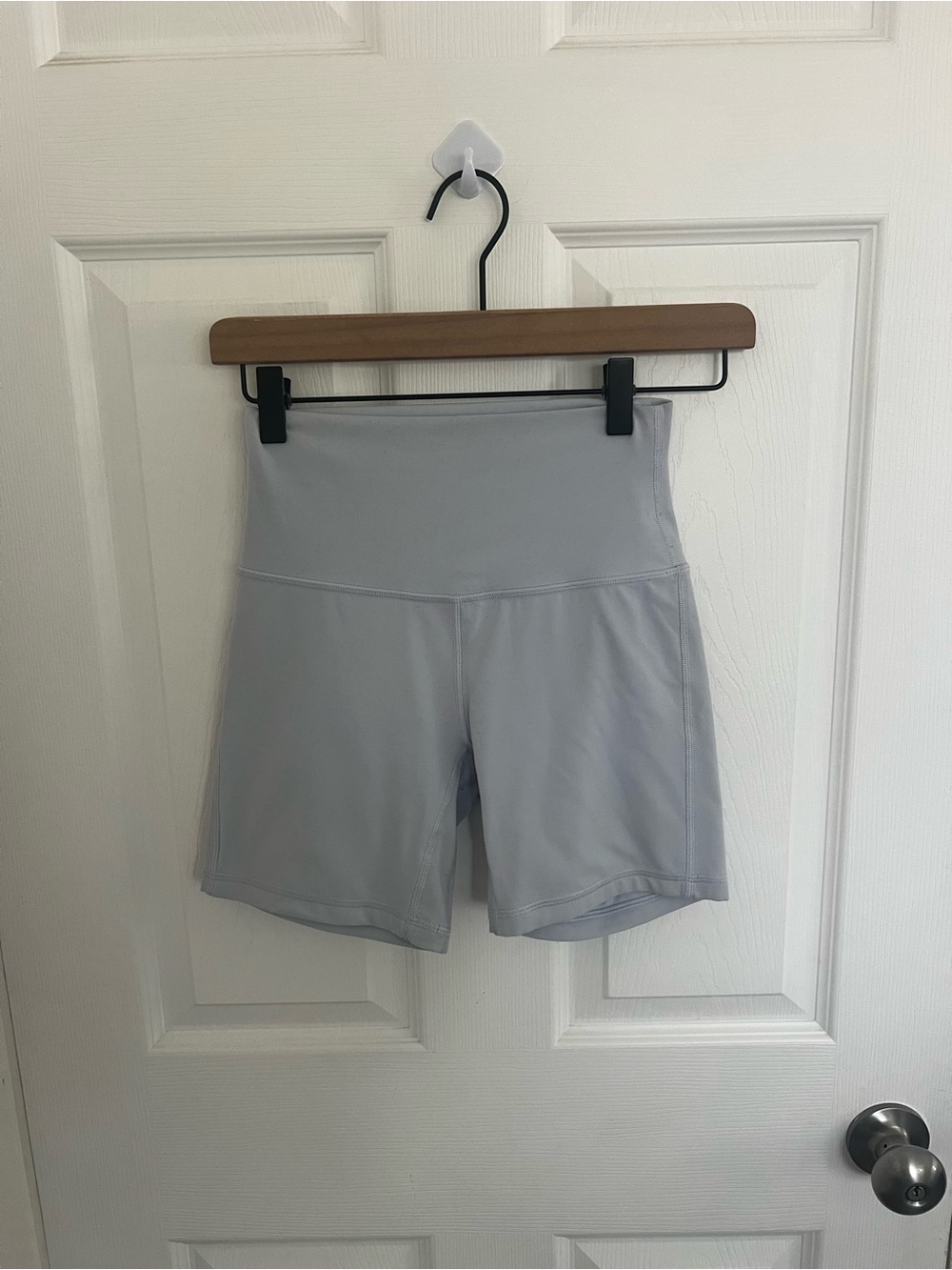 lululemon athletica Light Gray High-Rise Athletic Shorts